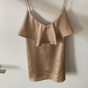 Champagne strappy tank | free people